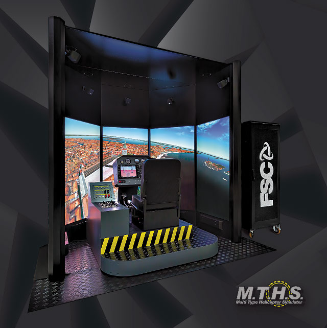 FSC MTHS 65" HELICOPTER FLIGHT SIMULATOR 34 VIEW